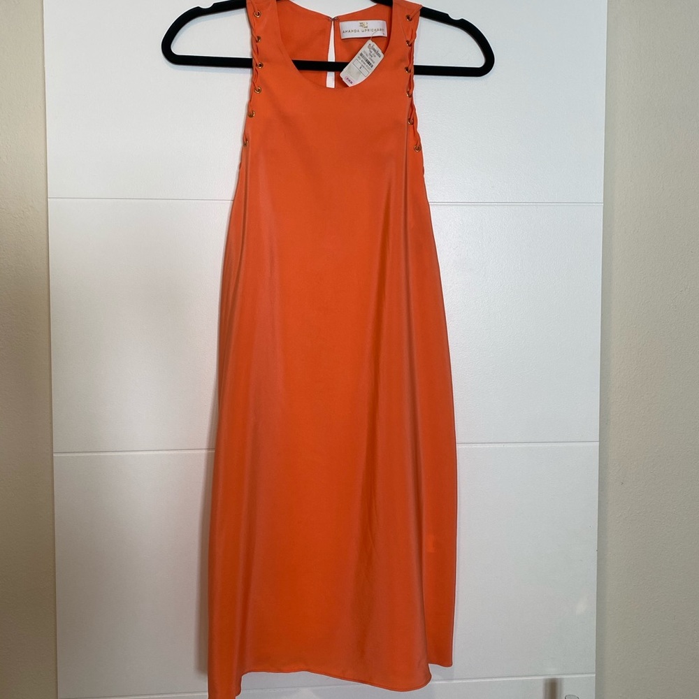 NWT Amanda Uprichard orange dress